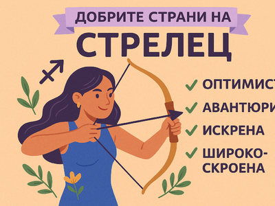 Кои са добрите страни на зодия Стрелец?
